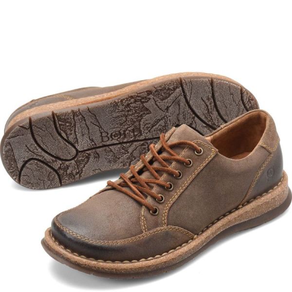 Born | For Men Bronson Slip-Ons & Lace-Ups - Taupe Avola Distressed (Tan)