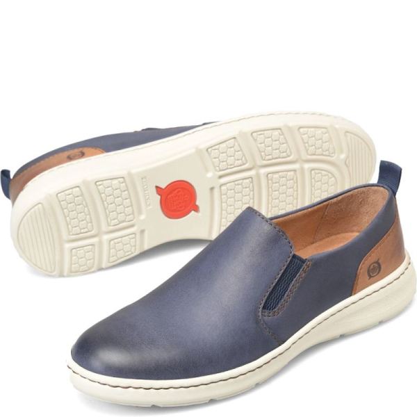 Born | For Men Morgan Slip-Ons & Lace-Ups - Universe Terra Combo (Blue)