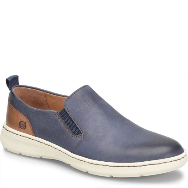 Born | For Men Morgan Slip-Ons & Lace-Ups - Universe Terra Combo (Blue)