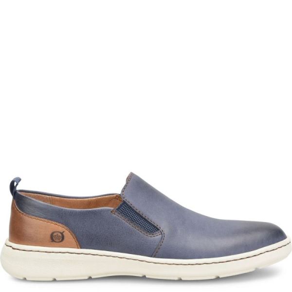 Born | For Men Morgan Slip-Ons & Lace-Ups - Universe Terra Combo (Blue)