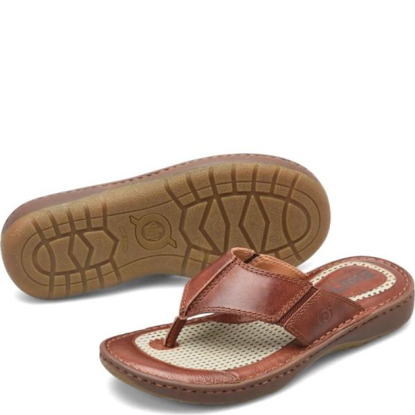 Born | For Men Corvo Sandals - Dark Tan Bourbon (Brown)