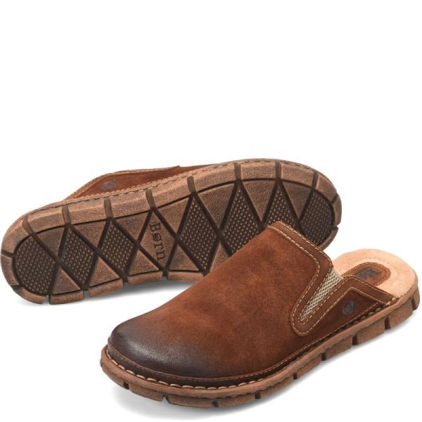 Born | For Men Maxim Slip-Ons & Lace-Ups - Glazed Ginger Distressed (Brown)