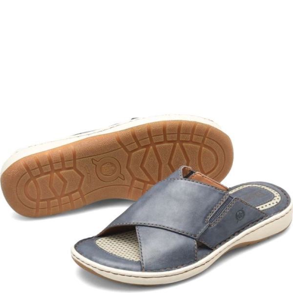 Born | For Men Marco Sandals - Navy Universe (Blue)