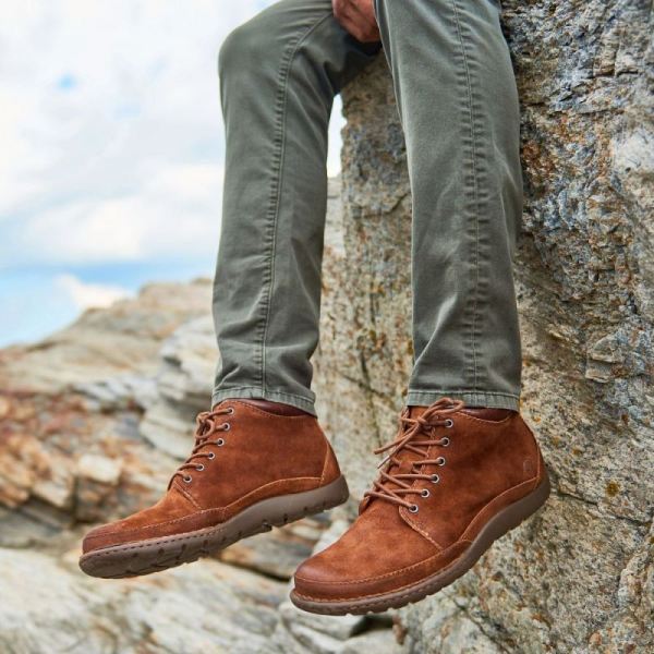 Born | For Men Nigel Boots - Rust Tobacco Distressed (Brown)