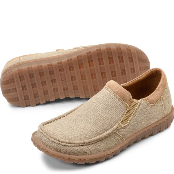 Born | For Men Gudmund Slip-Ons & Lace-Ups - Natural Canvas (Tan)