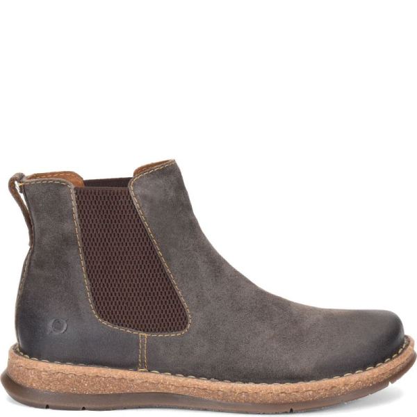 Born | For Men Brody Boots - Dark Concrete Distressed (Grey)