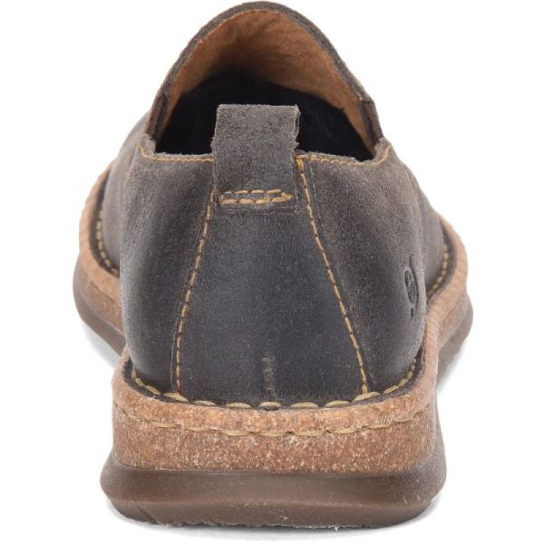 Born | For Men Bryson Slip-Ons & Lace-Ups - Dark Concrete Distressed (Grey)