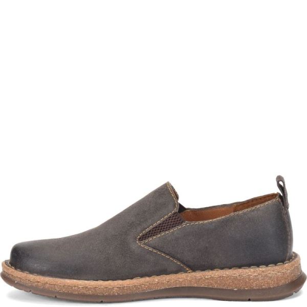 Born | For Men Bryson Slip-Ons & Lace-Ups - Dark Concrete Distressed (Grey)