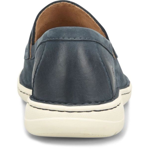 Born | For Men Taylor Slip-Ons & Lace-Ups - Navy Blue Night Nubuck (Blue)