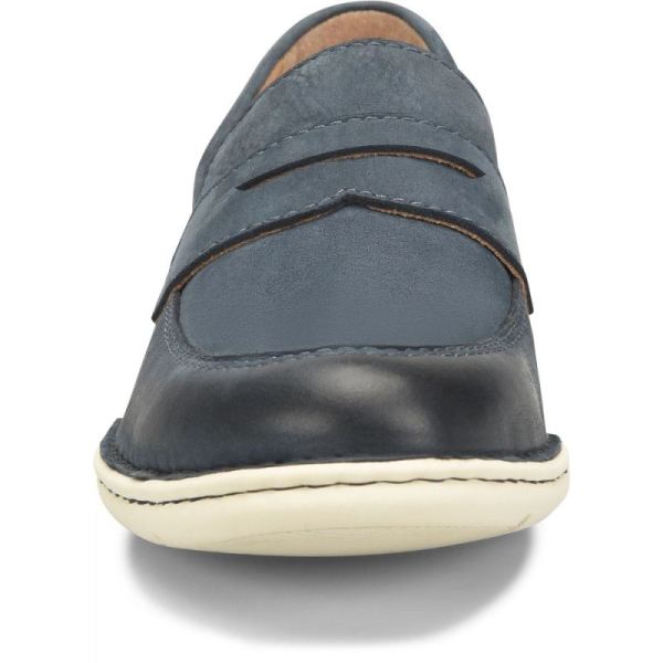 Born | For Men Taylor Slip-Ons & Lace-Ups - Navy Blue Night Nubuck (Blue)