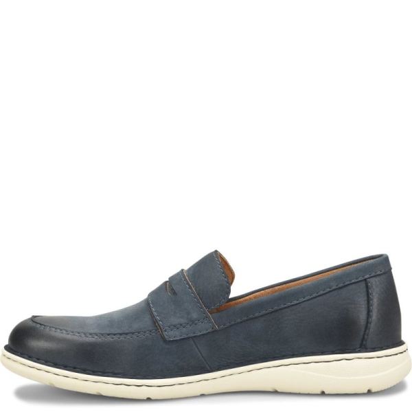 Born | For Men Taylor Slip-Ons & Lace-Ups - Navy Blue Night Nubuck (Blue)