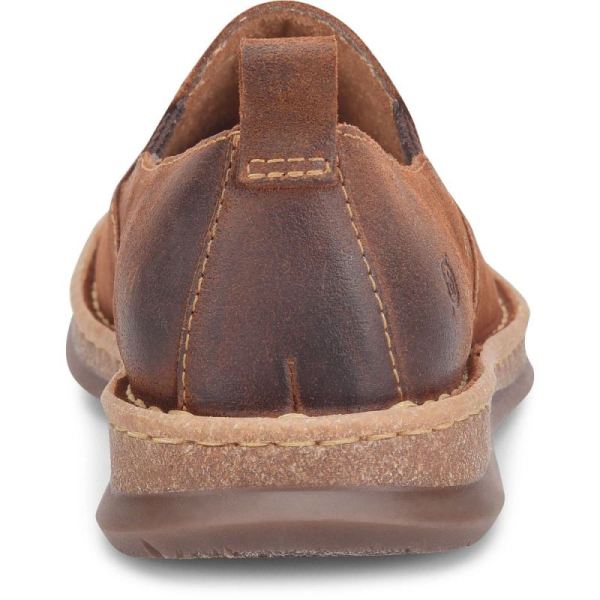 Born | For Men Bryson Slip-Ons & Lace-Ups - Glazed Ginger Distressed (Brown)
