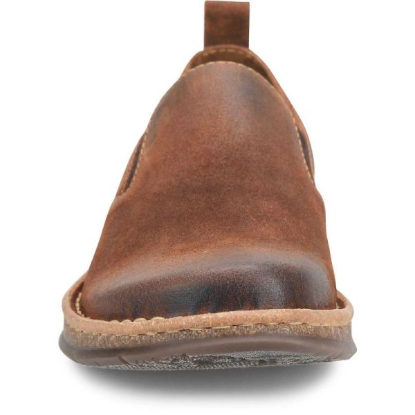 Born | For Men Bryson Slip-Ons & Lace-Ups - Glazed Ginger Distressed (Brown)