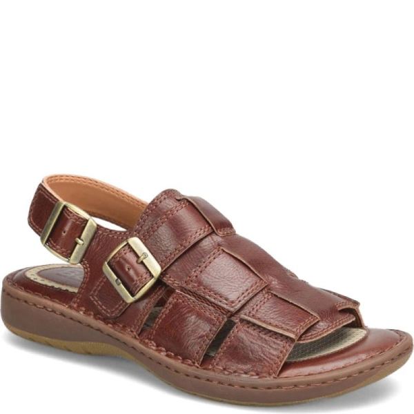 Born | For Men Miguel Sandals - Dark Tan Bourbon (Brown)