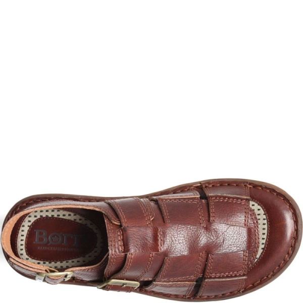 Born | For Men Miguel Sandals - Dark Tan Bourbon (Brown)
