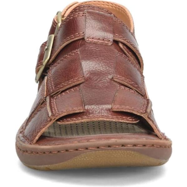 Born | For Men Miguel Sandals - Dark Tan Bourbon (Brown)
