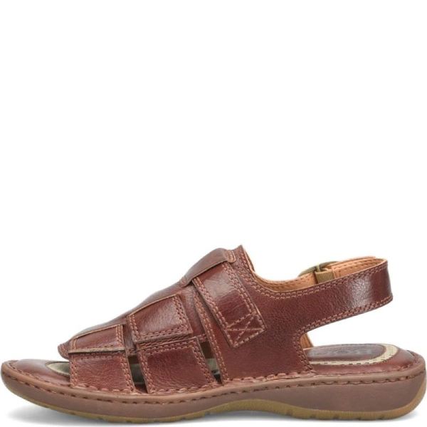 Born | For Men Miguel Sandals - Dark Tan Bourbon (Brown)