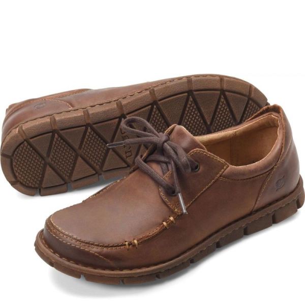 Born | For Men Joel Slip-Ons & Lace-Ups - Etiope Oiled Distressed (Brown)