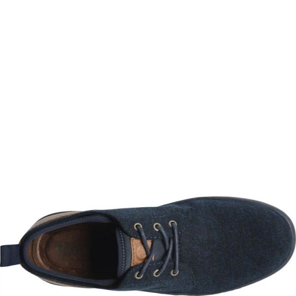 Born | For Men Marcus Slip-Ons & Lace-Ups - Navy Wool Combo (Blue)