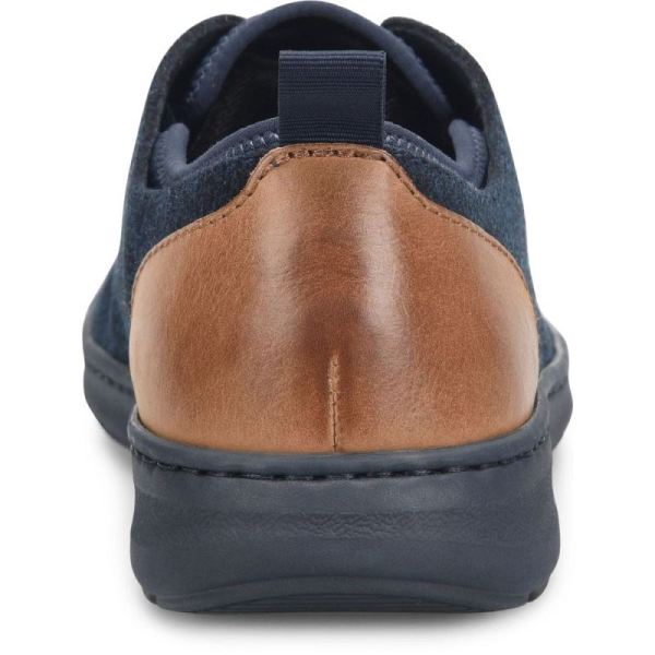 Born | For Men Marcus Slip-Ons & Lace-Ups - Navy Wool Combo (Blue)