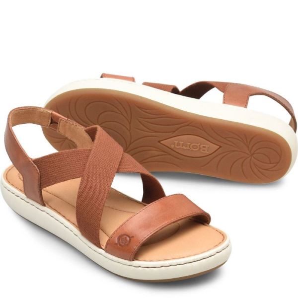 Born | For Women Jayla Sandals - Cognac Brown Combo (Brown)