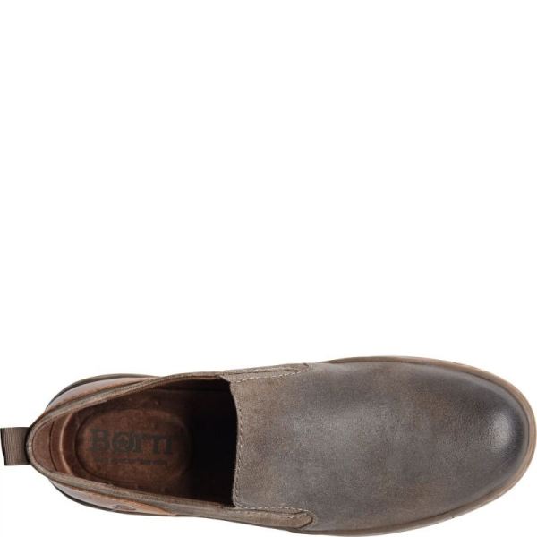 Born | For Men Morgan Slip-Ons & Lace-Ups - Dark Mud Distressed (Grey)