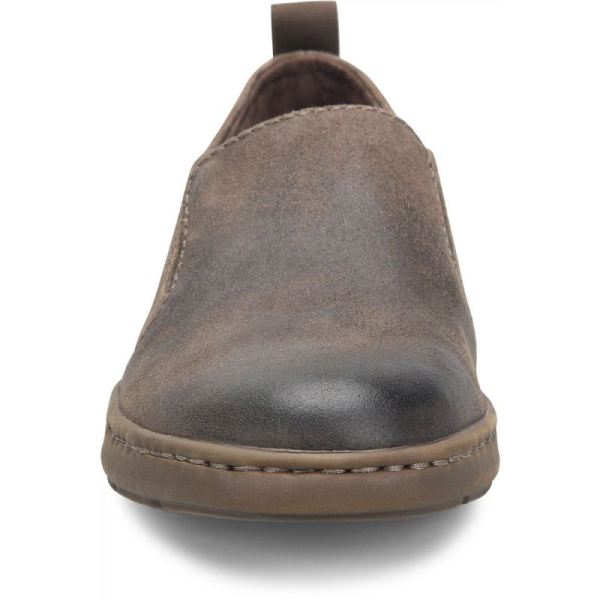 Born | For Men Morgan Slip-Ons & Lace-Ups - Dark Mud Distressed (Grey)