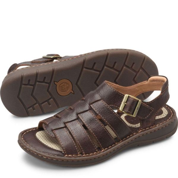 Born | For Men Wichita Sandals - Brown Walrus (Brown)