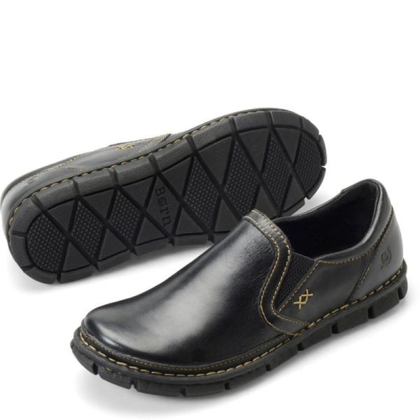 Born | For Men Sawyer Slip-Ons & Lace-Ups - Black