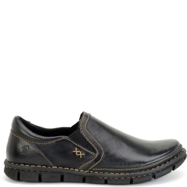 Born | For Men Sawyer Slip-Ons & Lace-Ups - Black