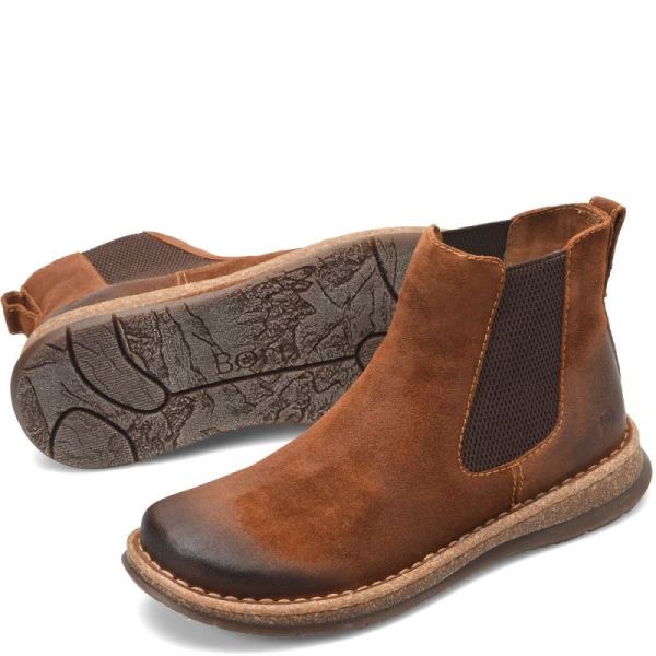 Born | For Men Brody Boots - Glazed Ginger Distressed (Brown)