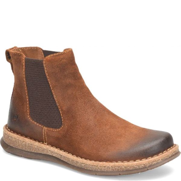 Born | For Men Brody Boots - Glazed Ginger Distressed (Brown)