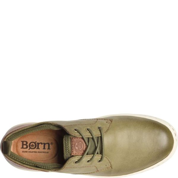 Born | For Men Marcus Slip-Ons & Lace-Ups - Olive Brown Terra Combo (Green)