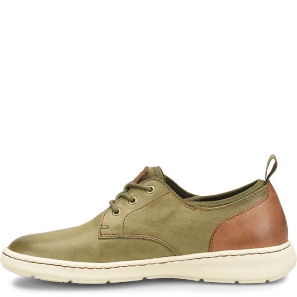 Born | For Men Marcus Slip-Ons & Lace-Ups - Olive Brown Terra Combo (Green)