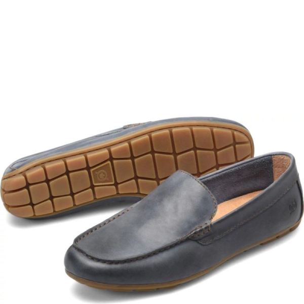 Born | For Men Allan Slip-Ons & Lace-Ups - Navy Oceano (Blue)