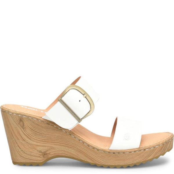 Born | For Women Emily Sandals - White Bianco (White)