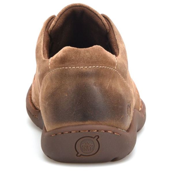 Born | For Men Nigel 3-Eye Slip-Ons & Lace-Ups - Saddle Distressed (Tan)