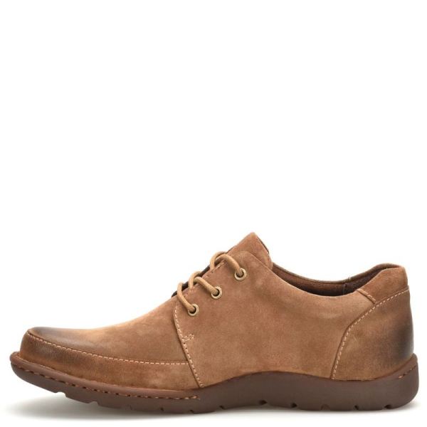 Born | For Men Nigel 3-Eye Slip-Ons & Lace-Ups - Saddle Distressed (Tan)