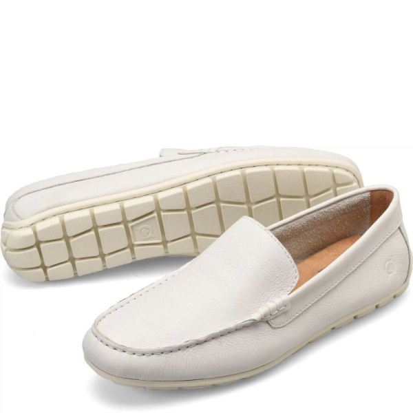 Born | For Men Allan Slip-Ons & Lace-Ups - White Sea Salt (White)