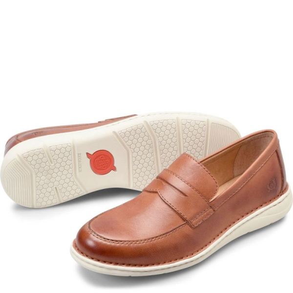 Born | For Men Taylor Slip-Ons & Lace-Ups - Cognac (Brown)