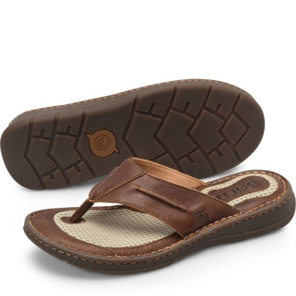 Born | For Men Whitman Sandals - Tan Cymbal (Brown)