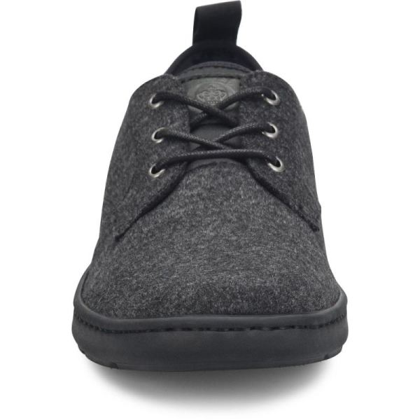 Born | For Men Marcus Slip-Ons & Lace-Ups - Dark Charcoal Wool Combo (Grey)