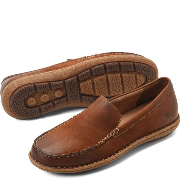 Born | For Men Naldo Slip-Ons & Lace-Ups - Rust Maple Leaf Nubuck (Brown)