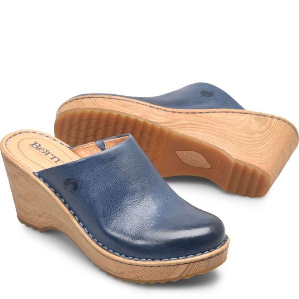 Born | For Women Natalie Clogs - Navy (Blue)