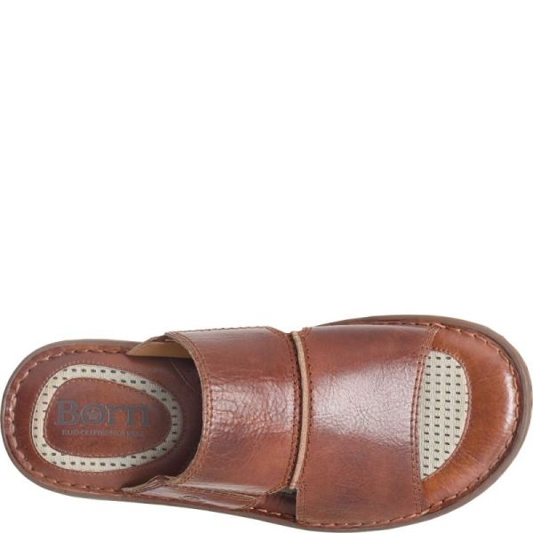 Born | For Men Flores Sandals - Dark Tan Bourbon (Brown)