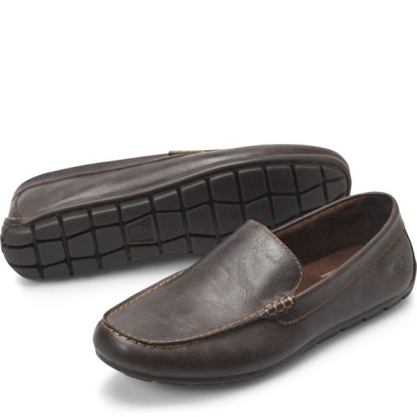 Born | For Men Allan Slip-Ons & Lace-Ups - Dark Sea Lion (Brown)
