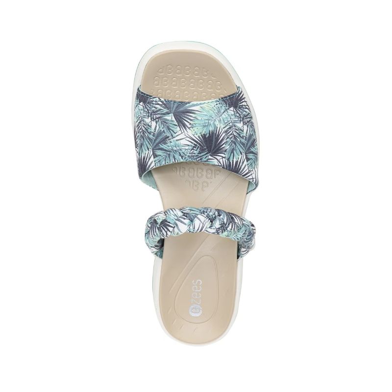 Bzees Women's New Wave Slide Sandal-Greenleaf Fabric | New Arrivals