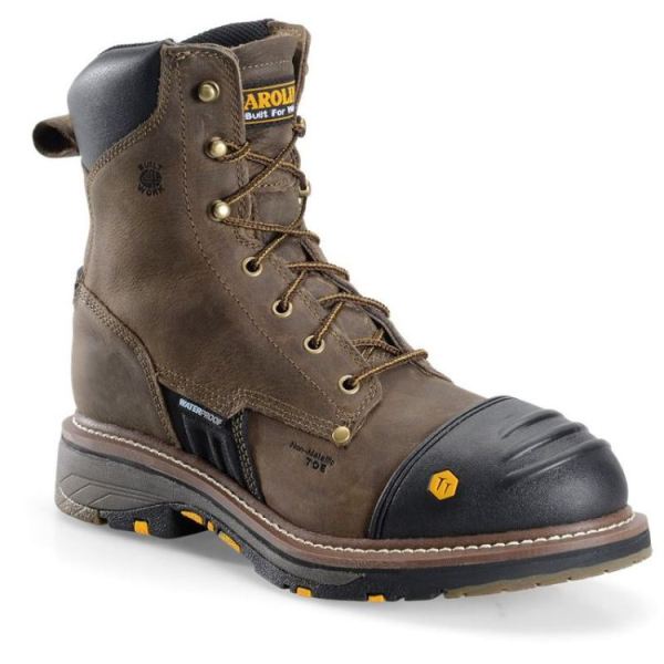 CAROLINA | MEN'S PRODUCTION WORKFLEX COMP TOE in DARK BROWN