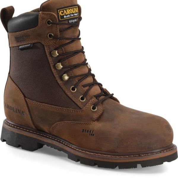 CAROLINA | MEN'S INSULATED INSTALLER STEEL TOE in DARK BROWN