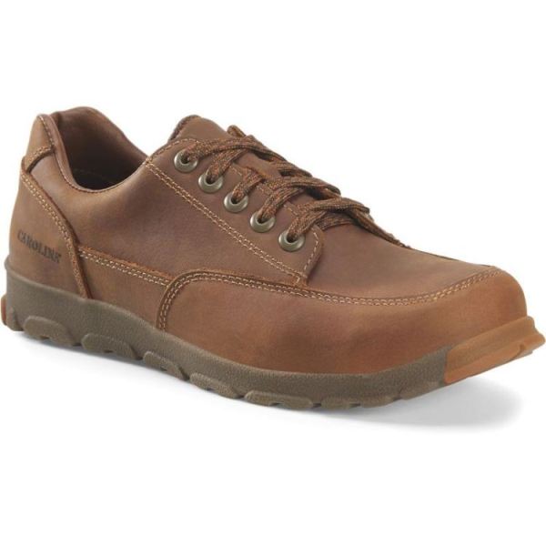 CAROLINA | MEN'S S-117 ALUMINUM TOE OXFORD in DARK BROWN
